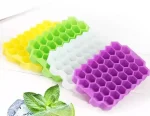 1 Pcs Honeycomb Ice Cube Trays Ice Maker Silicone ice cube tray with lids Food Grade 40 Cavity - Image 5
