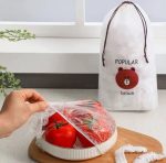 100Pcs Disposable Plastic Wrap Food Cover - Image 2