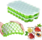 1 Pcs Honeycomb Ice Cube Trays Ice Maker Silicone ice cube tray with lids Food Grade 40 Cavity - Image 7