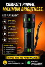 High Power Super Bright Flashlight 20000Mah Battery Led Torch Light With Power Bank Made In Japan