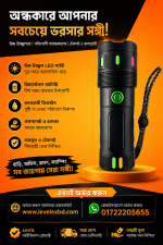 High Power Super Bright Flashlight 20000Mah Battery Led Torch Light With Power Bank Made In Japan - Image 2