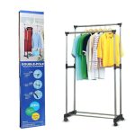 Double Pole Cloth Hanger Stainless Steel - Image 4