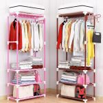 Fashionable 3 Layer Cloth Rack - Multicolor - Image 2