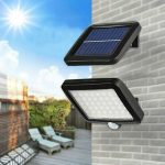 56LED Indoor Outdoor Solar Power Sensor Light - Image 2